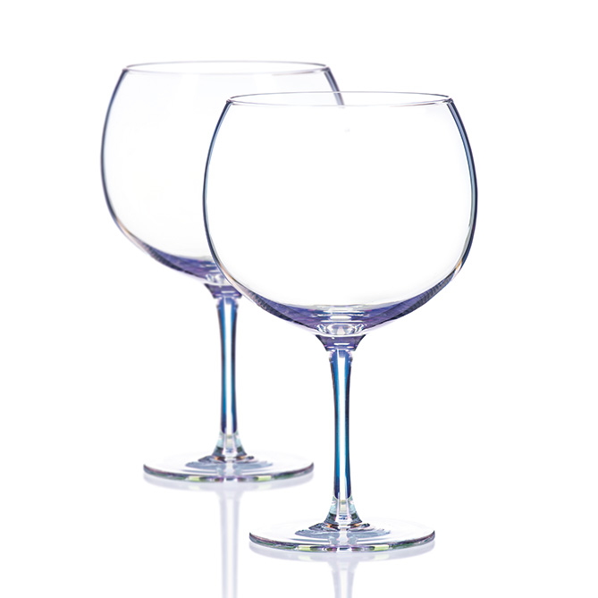 Unicorn Lustre Gin Glasses (Pair) 700cc 