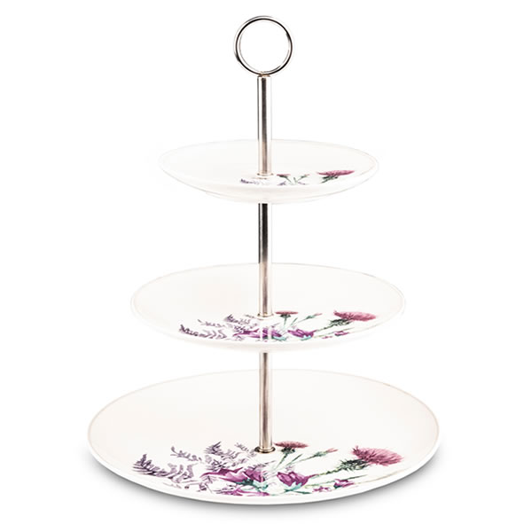 White Thistle 3-Tier Cake Stand