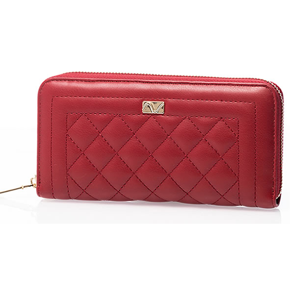 Giorgia Quilted Burgundy Purse