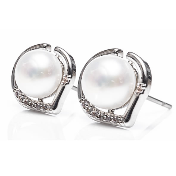 Silver Mother of Pearl Earrings - Newgrange Living