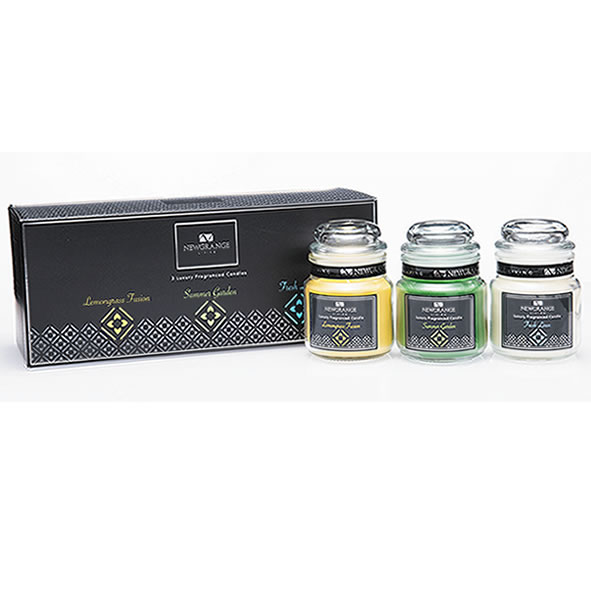 Luxury Scented Candles Small Jar Gift Set (3)